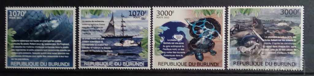 Burundi 2012 Fauna / Animals / Fish / Ships 8 € MNH