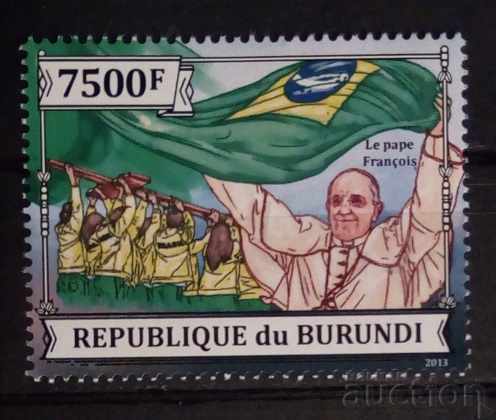 Burundi 2013 Personalități / Religie Papa Francisc 8 € MNH