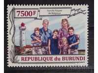 Burundi 2013 Personalități / Familia Regală, Belgia MNH
