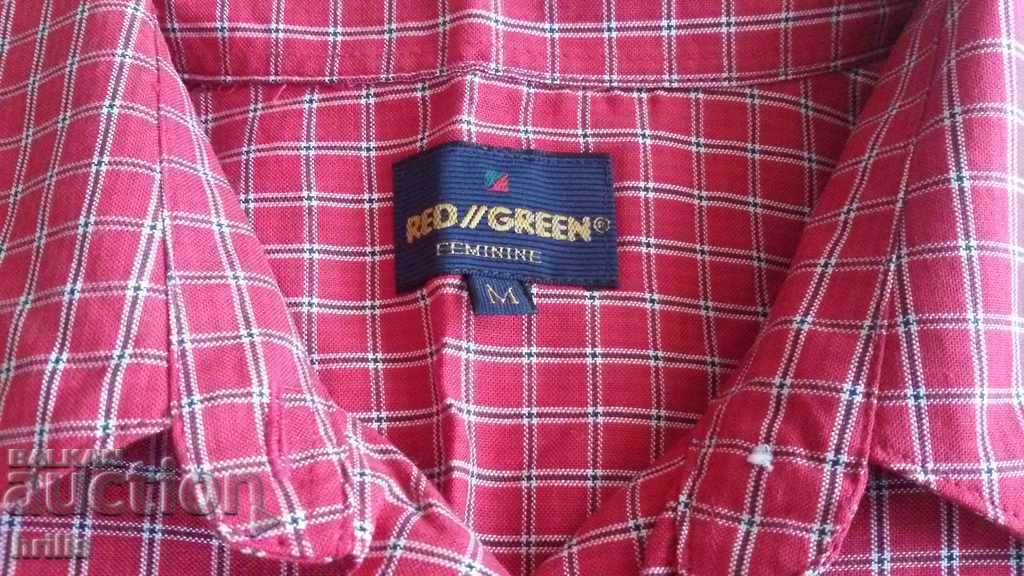 RED // GREEN - NICE SPORTS AND ELEGANT WOMEN'S SHIRT