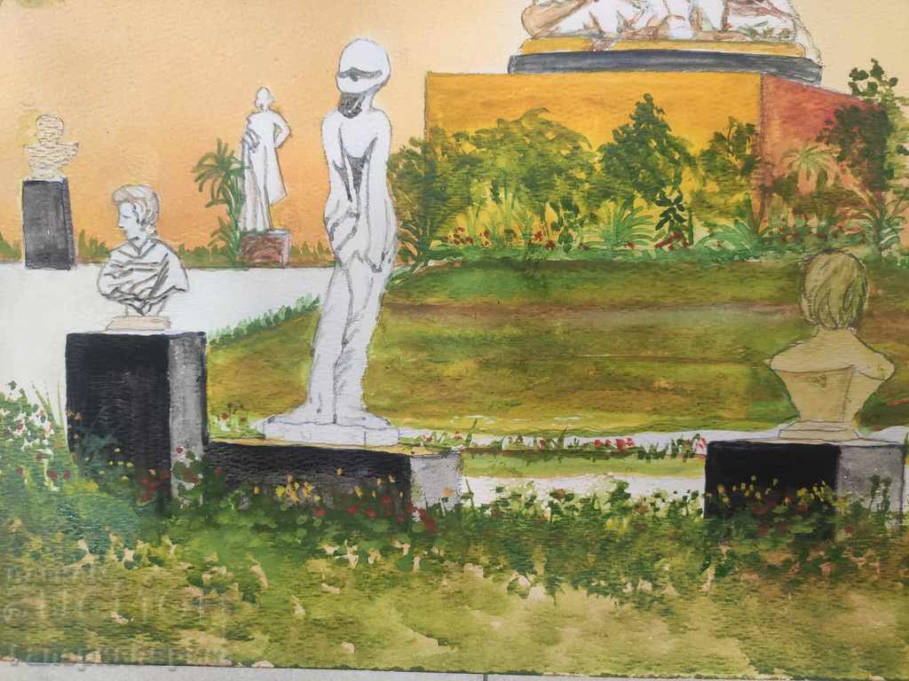 Yosin Levian / Ισραήλ / ακουαρέλα 82 "Πάρκο γλυπτικής" με τιμή 14.00 BGN | € 7.16 Yosin Levian / Ισραήλ / ακουαρέλα 82 "Πάρκο γλυπτικής" με τιμή 14.00 BGN | € 7.16