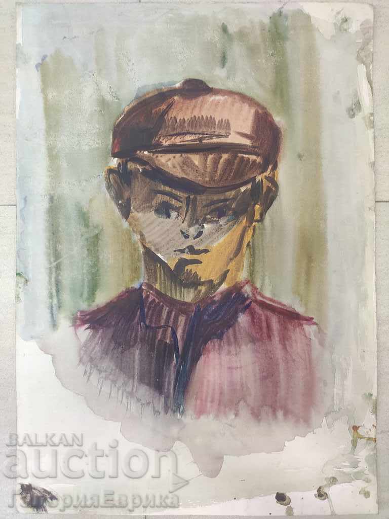 Auction Stefan Georgiev watercolor Auction Stefan Georgiev watercolor