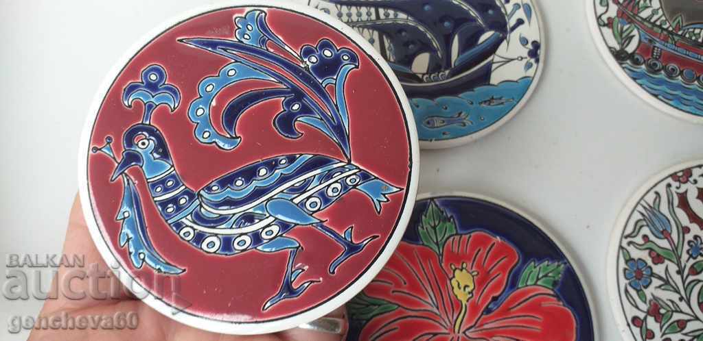 Χειροποίητα σουβέρ πορσελάνης - 5