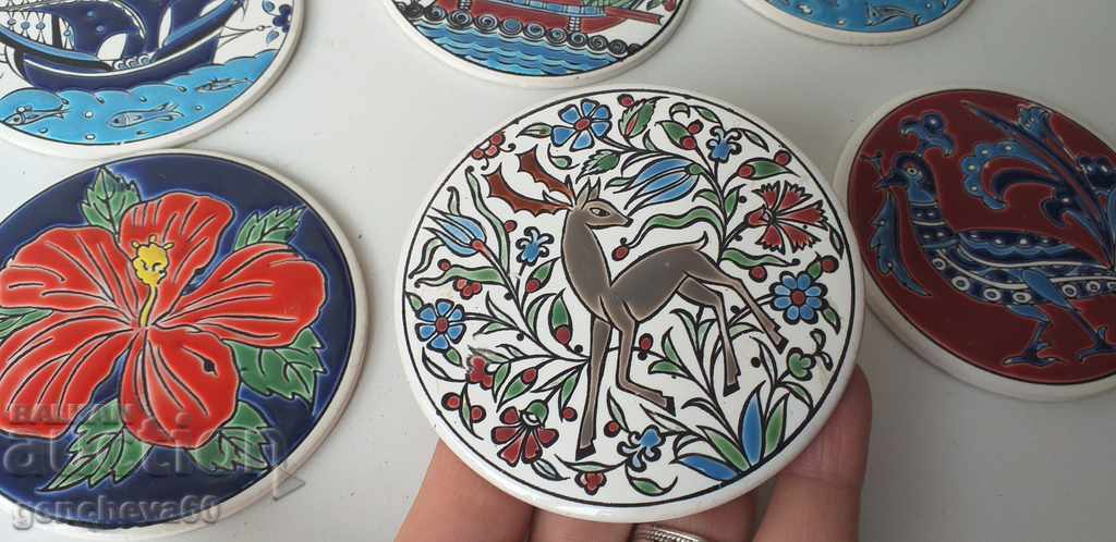 Χειροποίητα σουβέρ πορσελάνης - 7