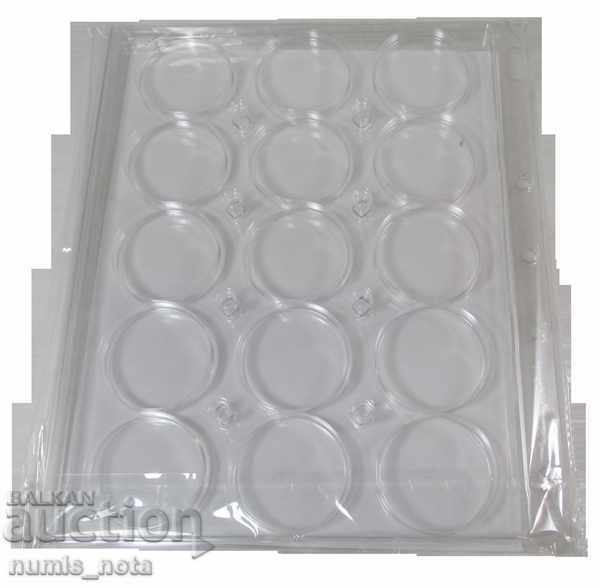 Φύλλα αποθήκευσης νομισμάτων σε κάψουλα ENCAP 40/41 με τιμή 12.50 BGN | € 6.39 Φύλλα αποθήκευσης νομισμάτων σε κάψουλα ENCAP 40/41 με τιμή 12.50 BGN | € 6.39