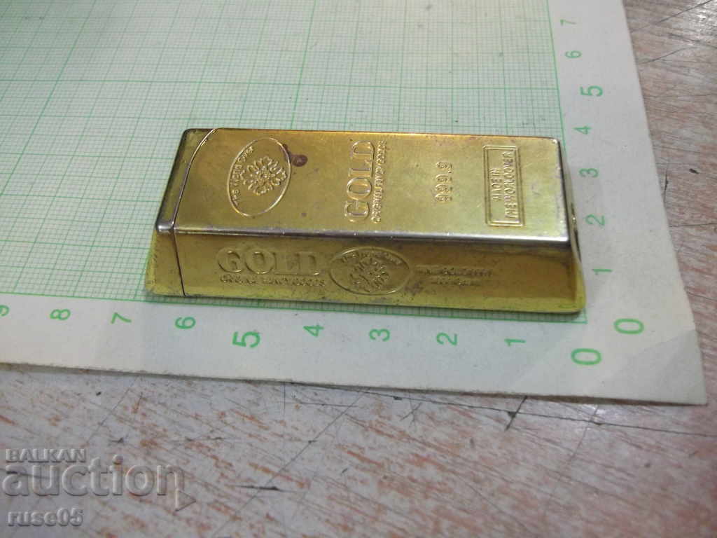 Delivery of "GOLD" gas piezo crystal lighter with jet flame working Delivery of "GOLD" gas piezo crystal lighter with jet flame working