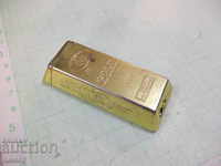 "GOLD" gas piezo crystal lighter with jet flame working