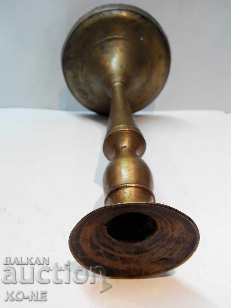 Auction Bronze candlestick Auction Bronze candlestick
