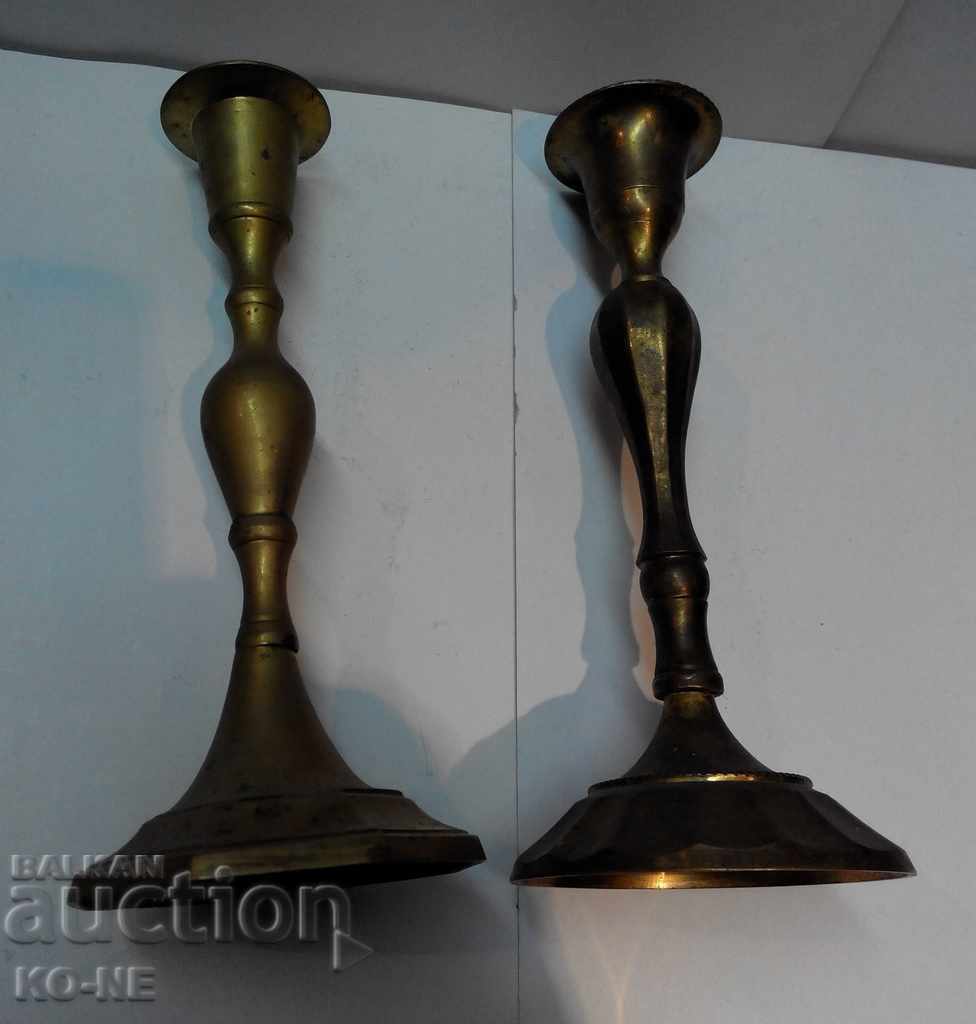 Bronze candlesticks with price 45.00 BGN | € 23.01 Bronze candlesticks with price 45.00 BGN | € 23.01