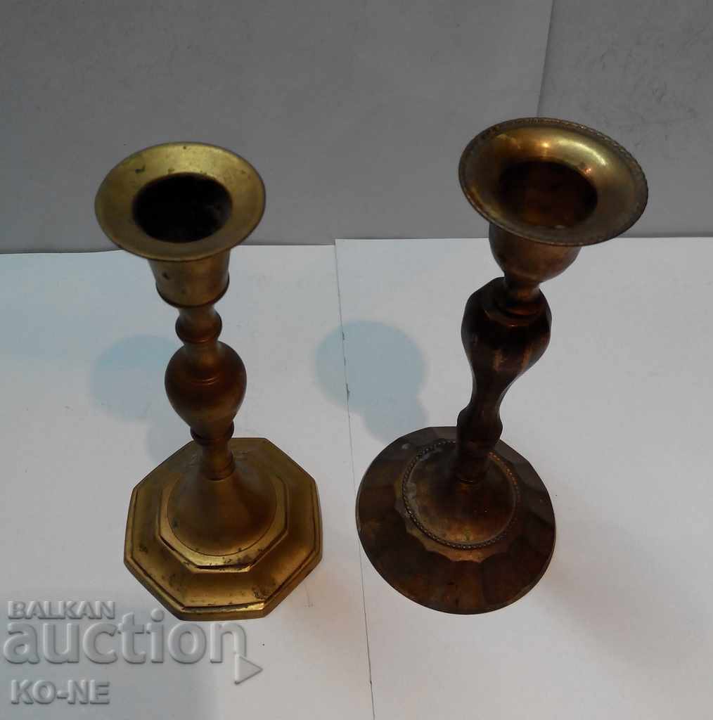 Auction Bronze candlesticks Auction Bronze candlesticks