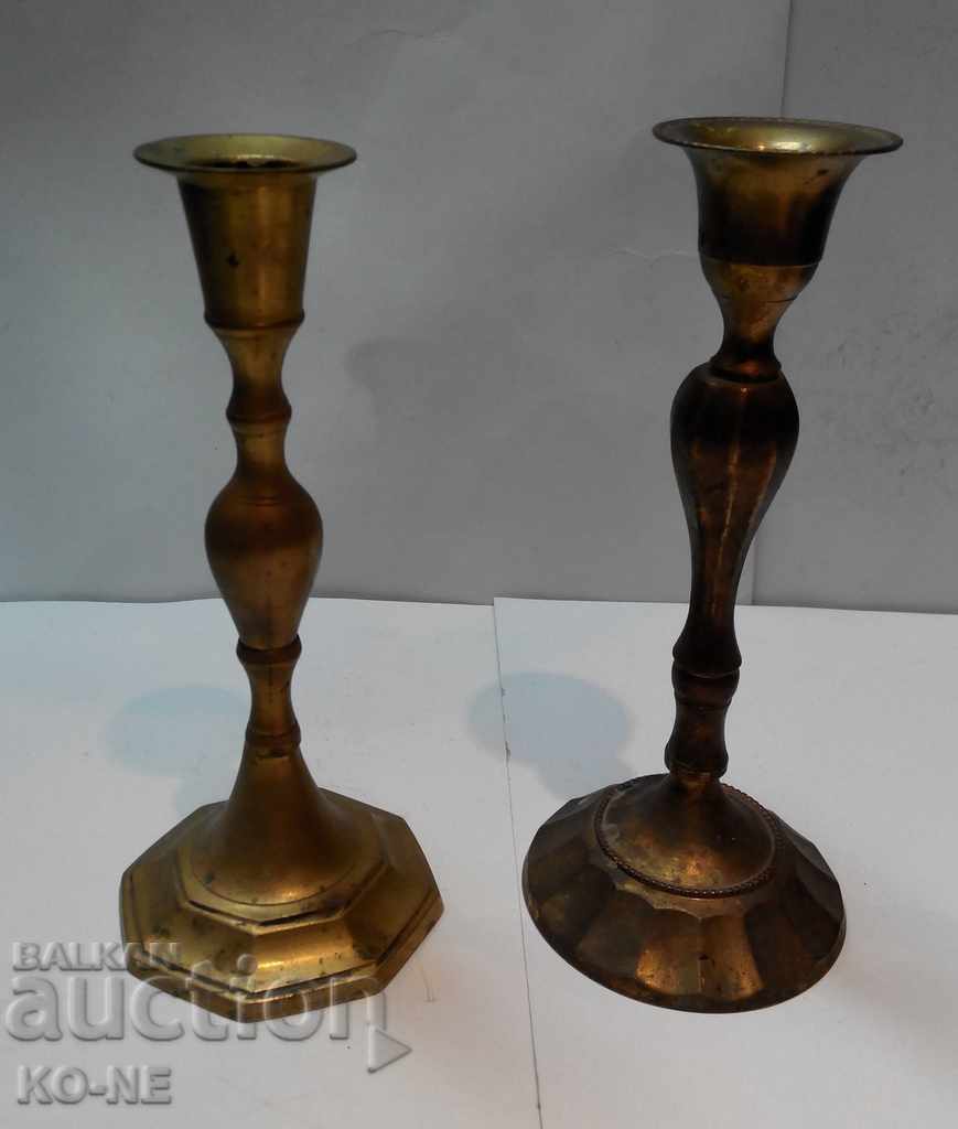 Bronze candlesticks Bronze candlesticks