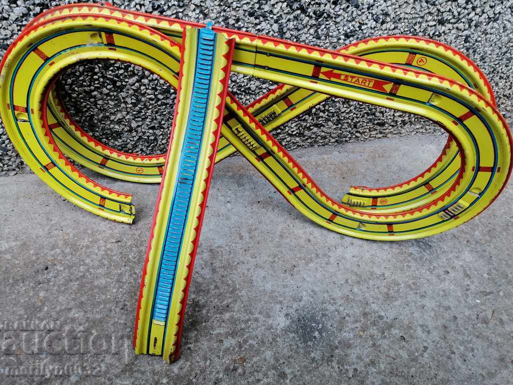 Παράδοση Παιδική τροχιά παιχνιδιών κασσίτερου Παράδοση Παιδική τροχιά παιχνιδιών κασσίτερου