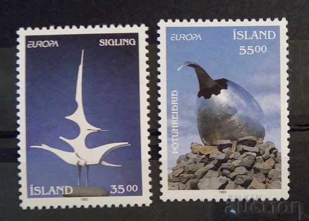 Iceland 1993 Europe CEPT Art / Paintings MNH