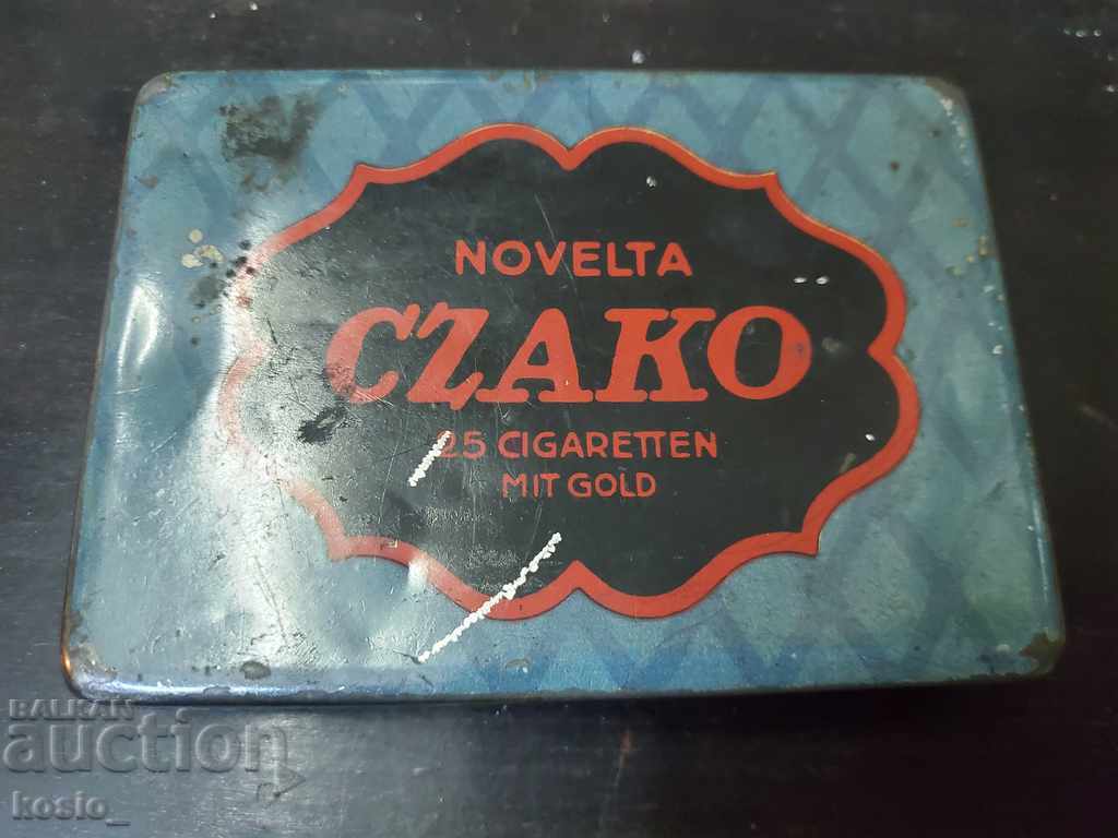 Old metal cigarette box with price € 5.00 | 9.78 BGN Old metal cigarette box with price € 5.00 | 9.78 BGN