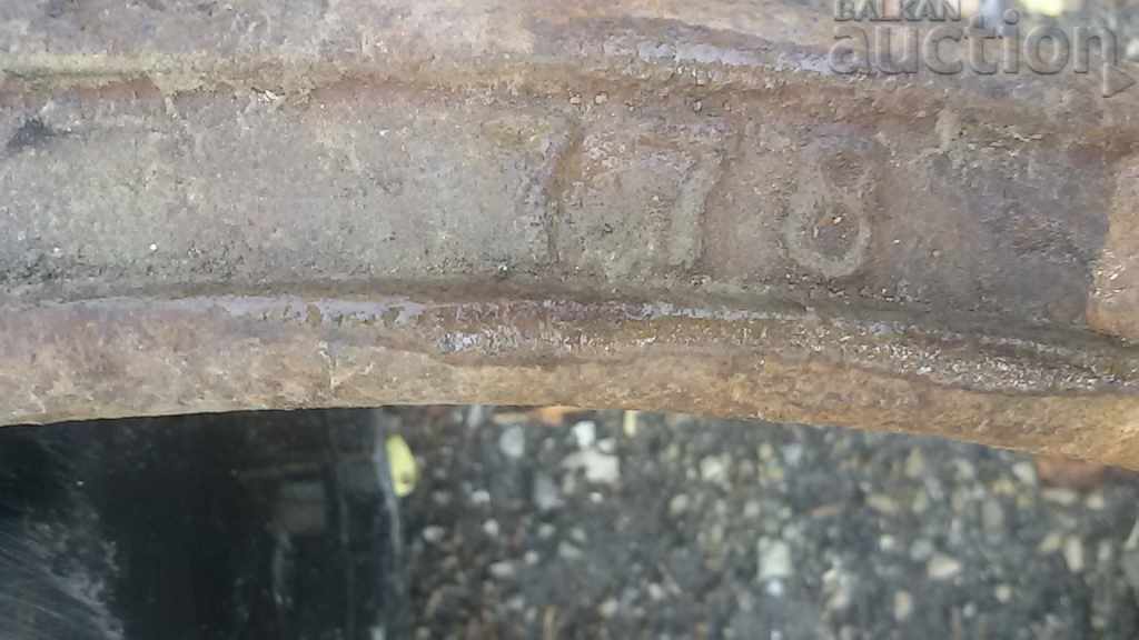 antique large metal flywheel 19th century - 5 antique large metal flywheel 19th century - 5