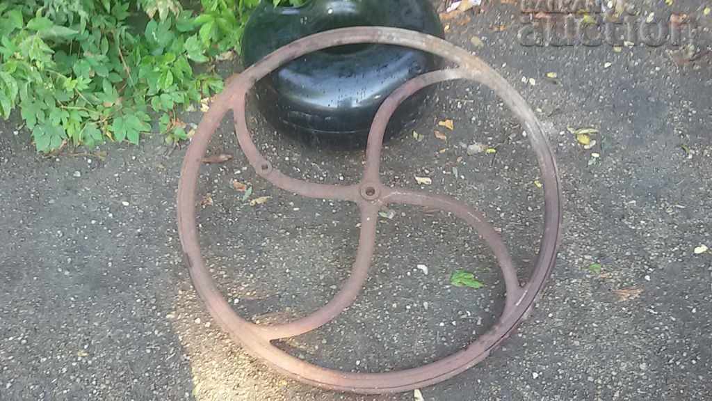 antique large metal flywheel 19th century - 6 antique large metal flywheel 19th century - 6