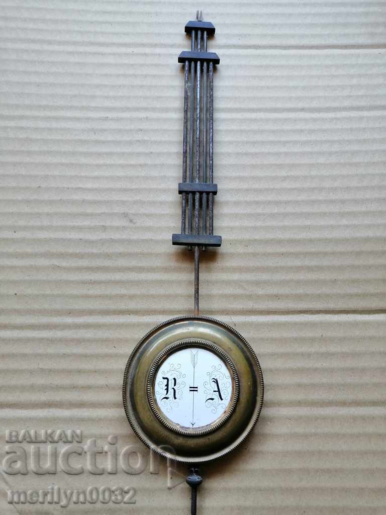 Pendulum from an old wall clock with price 69.00 BGN | € 35.28 Pendulum from an old wall clock with price 69.00 BGN | € 35.28
