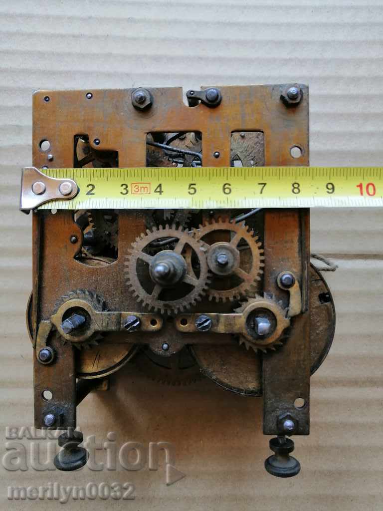 Mecanismul unui ceas de perete vechi Funcționează - 6 Mecanismul unui ceas de perete vechi Funcționează - 6