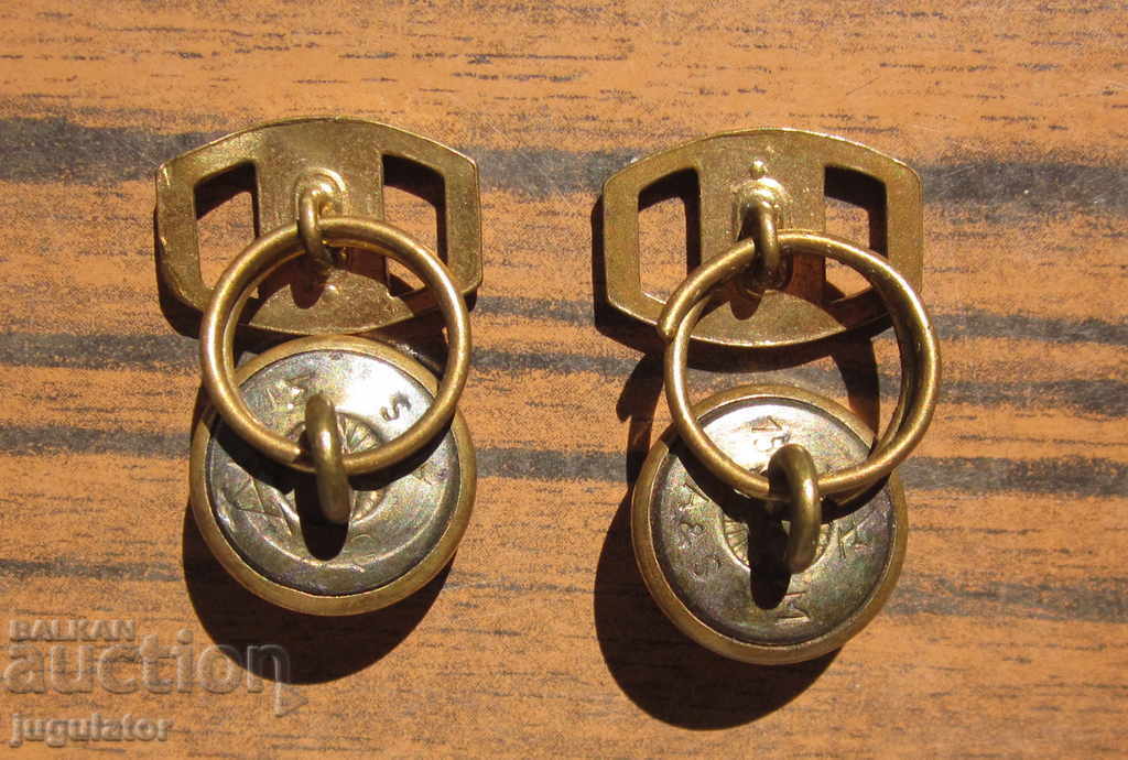 παλιά στρατιωτικά μανσέτες από τη Βουλγαρική Royal Parade Uniform - 5