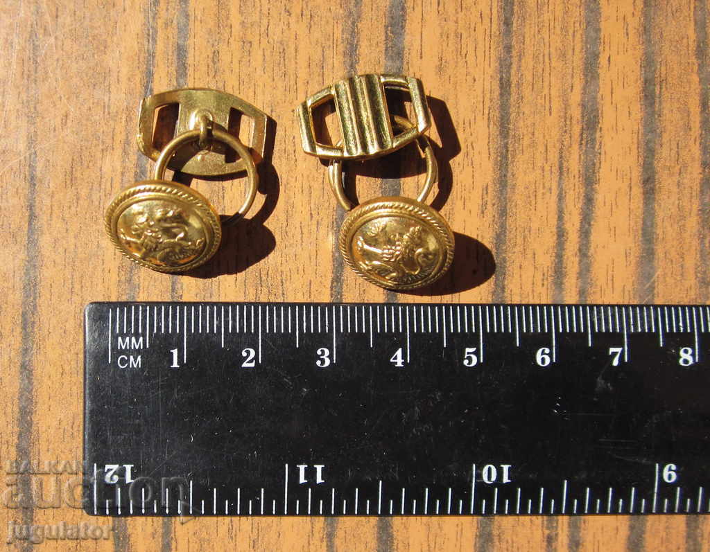 παλιά στρατιωτικά μανσέτες από τη Βουλγαρική Royal Parade Uniform - 7