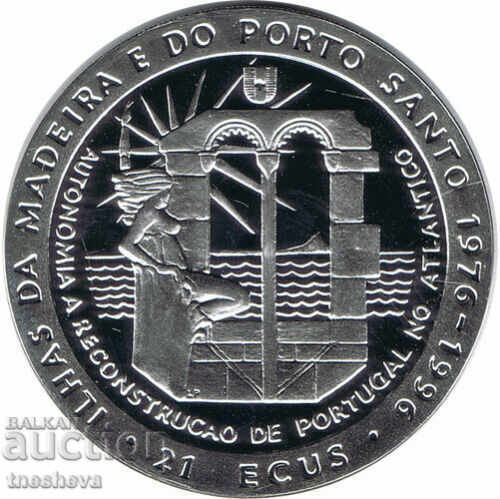 Madeira 21 ECU 1994 Autonomy of Portugal