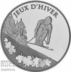 Франция 10 евро, 2009 г. XXI зимни олимпийски игри, Ванкувър