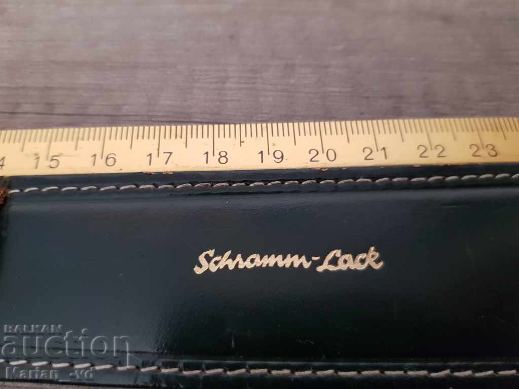 Παράδοση Γράμμα μαχαίρι σε δερμάτινη θήκη με χάλκινο χάρακα Παράδοση Γράμμα μαχαίρι σε δερμάτινη θήκη με χάλκινο χάρακα