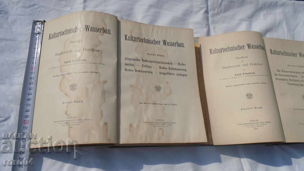 Licitație Kulturtechnischer Wasserbau - Adolf Friedrich Licitație Kulturtechnischer Wasserbau - Adolf Friedrich