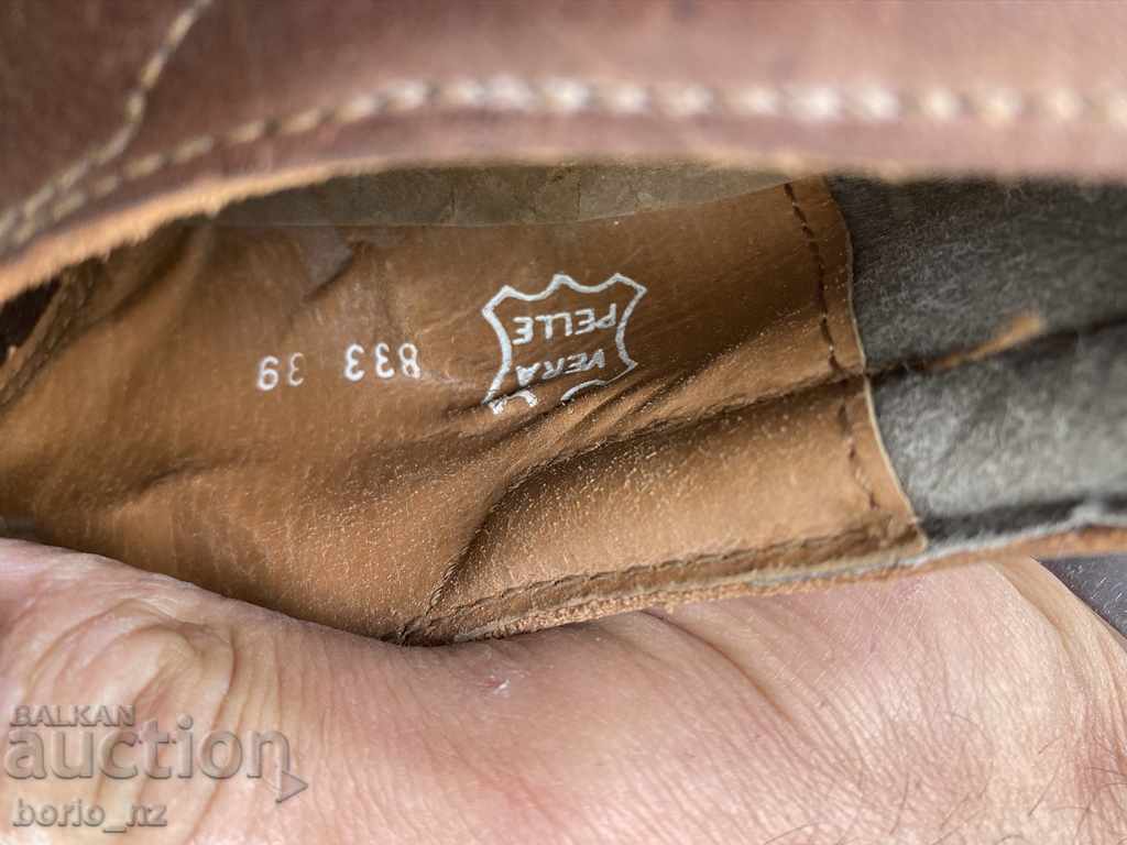 10362. OLD MASSIVE SHOES GENUINE LEATHER - 7 10362. OLD MASSIVE SHOES GENUINE LEATHER - 7