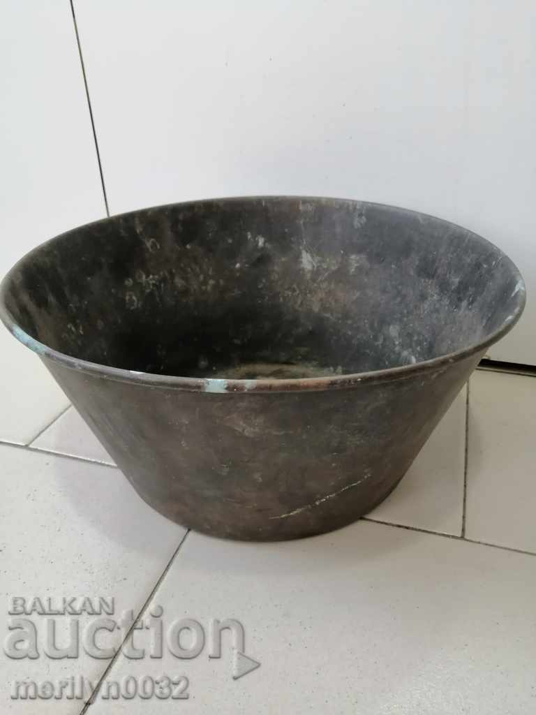 Brass tas for an old scale, scale weight palanza Brass tas for an old scale, scale weight palanza