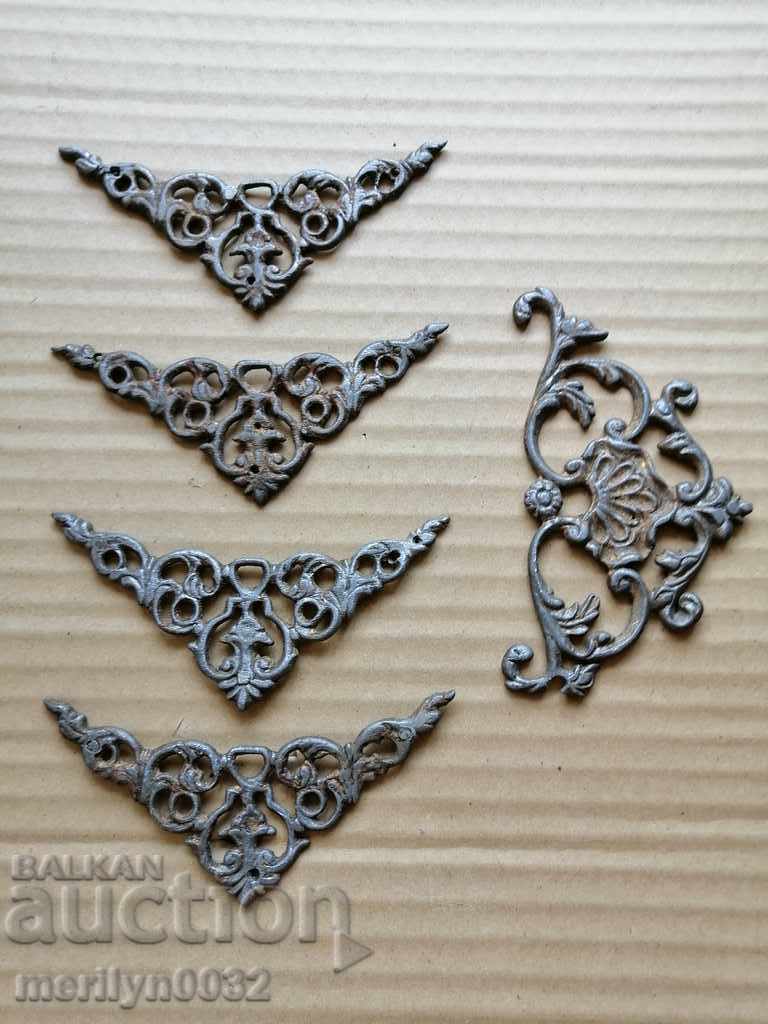 Оловни Орнаменти украса на стар циферблат или книга с цена 63.00 лв. | € 32.21 Оловни Орнаменти украса на стар циферблат или книга с цена 63.00 лв. | € 32.21