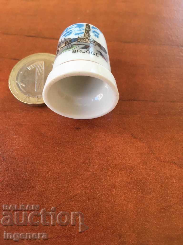 Thimble porcelain with price 5.00 BGN | € 2.56