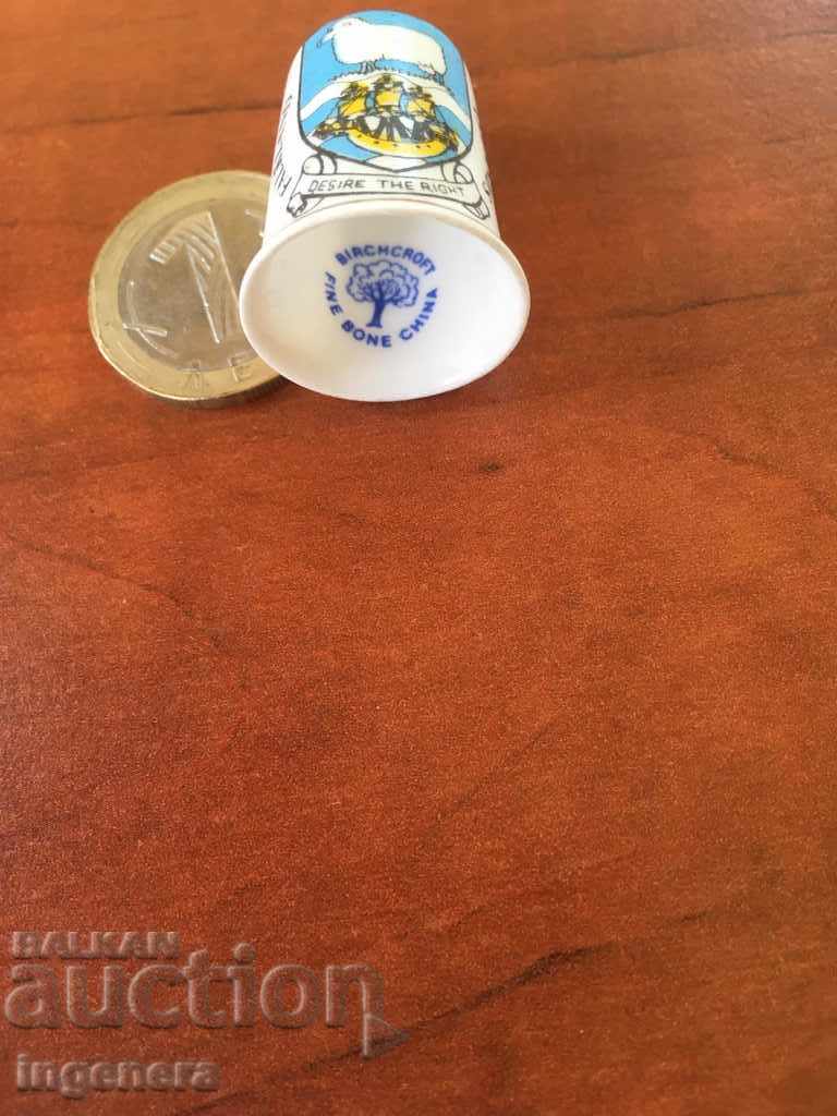 Thimble porcelain with price 5.00 BGN | € 2.56