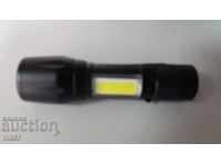 Super powerful torch rechargeable (T6 + COB) with USB charger