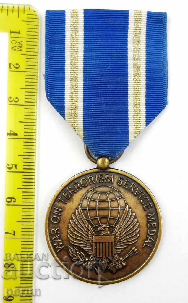 Δημοπρασία ΜΕΤΑΛΛΙΟ ΓΙΑ ΤΗΝ ΑΞΙΑ ΣΤΗΝ ΚΑΤΑΠΟΛΕΜΗΣΗ ΤΗΣ ΤΡΟΜΟΚΡΑΤΙΑΣ-ΣΤΡΑΤΟΣ ΤΩΝ ΗΠΑ