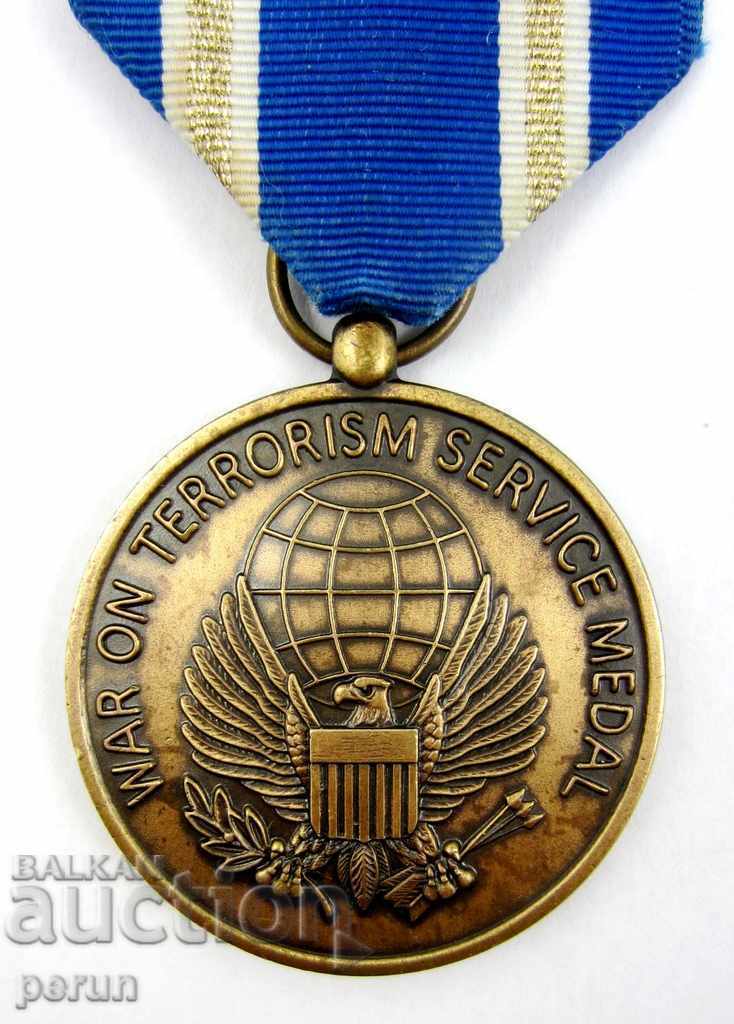 Παράδοση ΜΕΤΑΛΛΙΟ ΓΙΑ ΤΗΝ ΑΞΙΑ ΣΤΗΝ ΚΑΤΑΠΟΛΕΜΗΣΗ ΤΗΣ ΤΡΟΜΟΚΡΑΤΙΑΣ-ΣΤΡΑΤΟΣ ΤΩΝ ΗΠΑ