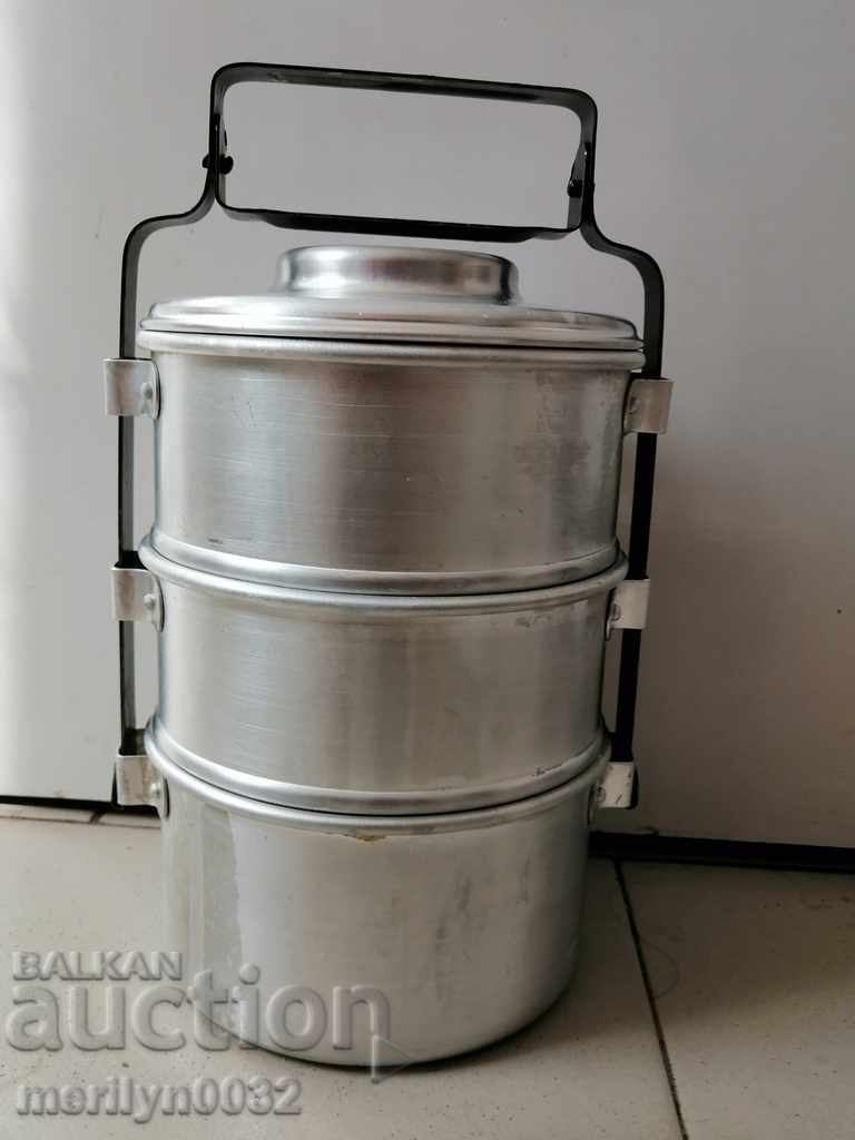 Food jugs 3 pieces seferitas metal container Aluminum with price 39.00 BGN | € 19.94 Food jugs 3 pieces seferitas metal container Aluminum with price 39.00 BGN | € 19.94