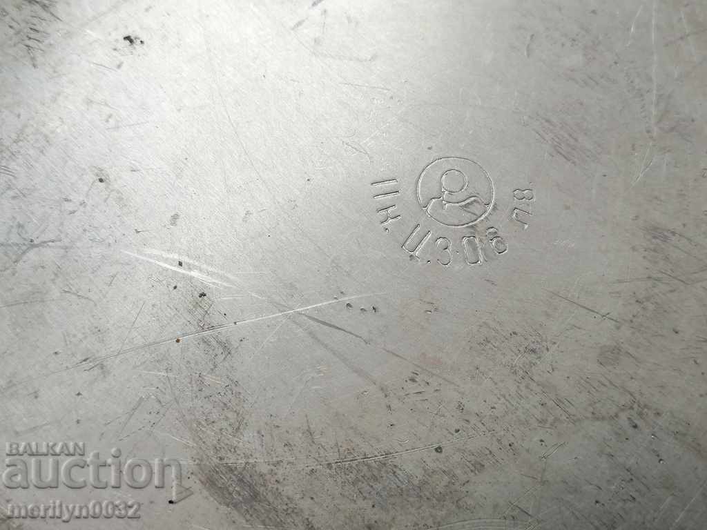 Food jugs 3 pieces seferitas metal container Aluminum - 5 Food jugs 3 pieces seferitas metal container Aluminum - 5