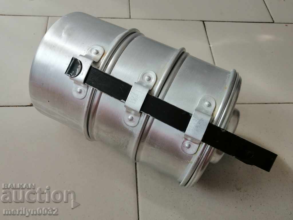 Food jugs 3 pieces seferitas metal container Aluminum - 7 Food jugs 3 pieces seferitas metal container Aluminum - 7