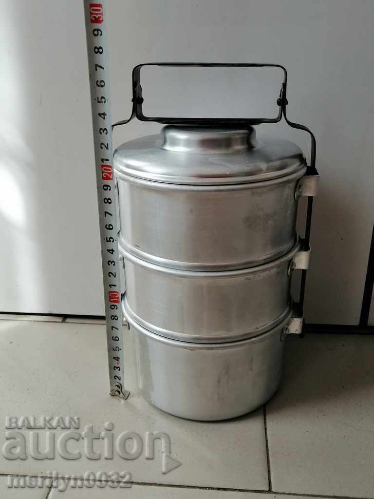 Food jugs 3 pieces seferitas metal container Aluminum