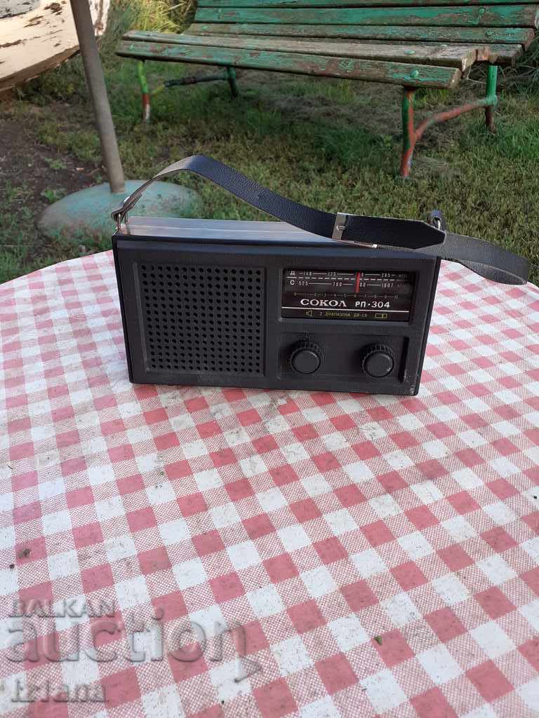 Old radio, radio receiver Sokol RP-304