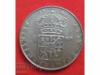 1 coroană Suedia 1964 argint