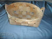 an old wicker basket