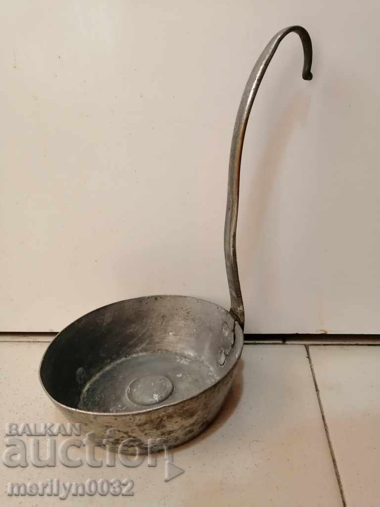 Revival hand-forged copper ladle - 19th century - 6