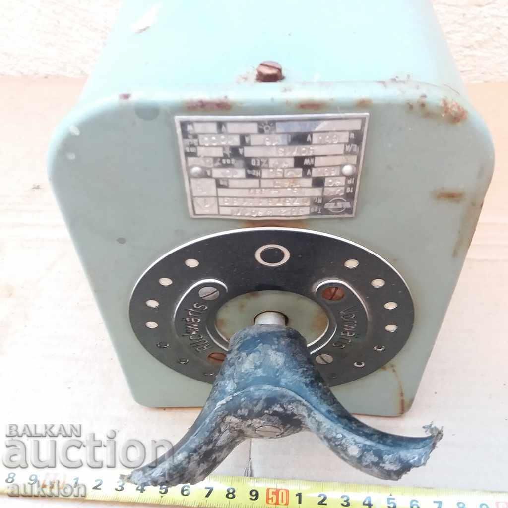Auction OLD GERMAN APPLIANCE - SWITCH, CONDACTOR Auction OLD GERMAN APPLIANCE - SWITCH, CONDACTOR
