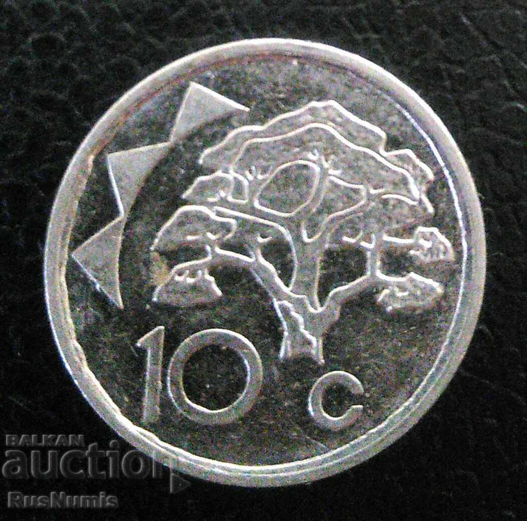 Намибия. 10 цента 1993 г.