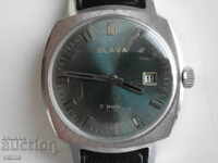 SLAVA, 21 jewels, manual winding, made in USSR