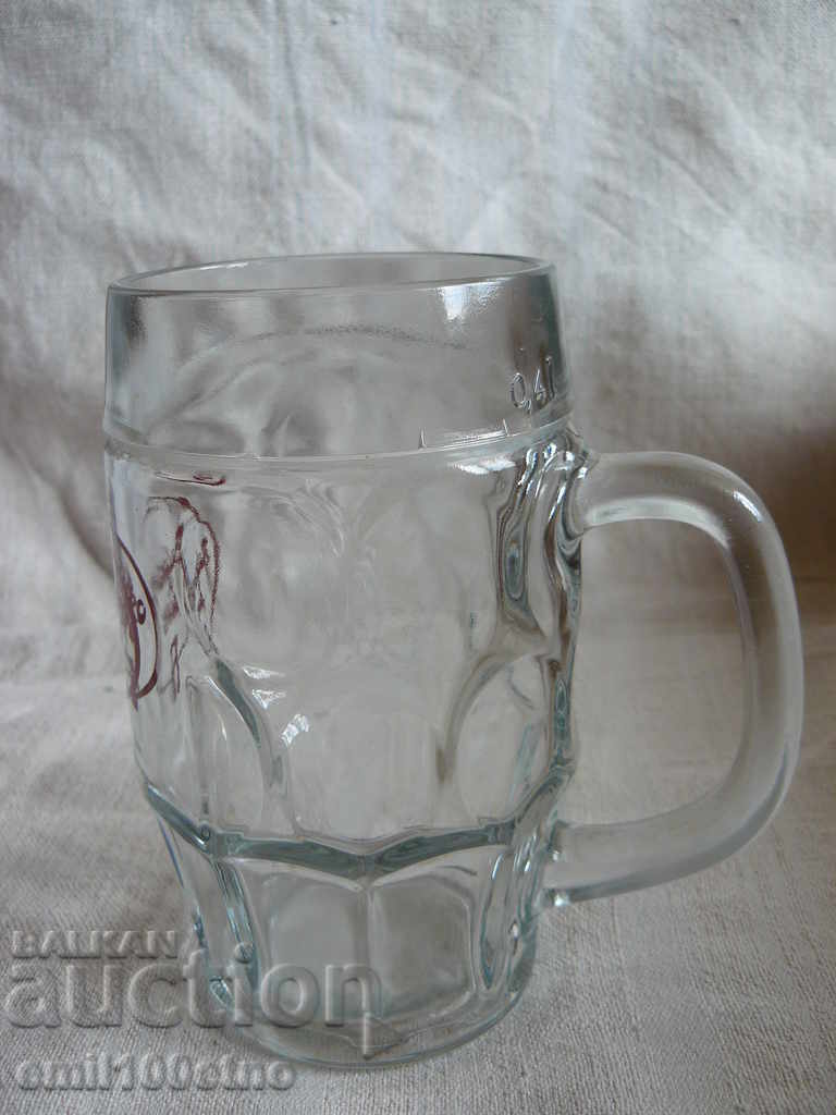 Κούπα μπύρας Βουλγαρική μπύρα 0,4 L με τιμή 7.00 BGN | € 3.58 Κούπα μπύρας Βουλγαρική μπύρα 0,4 L με τιμή 7.00 BGN | € 3.58