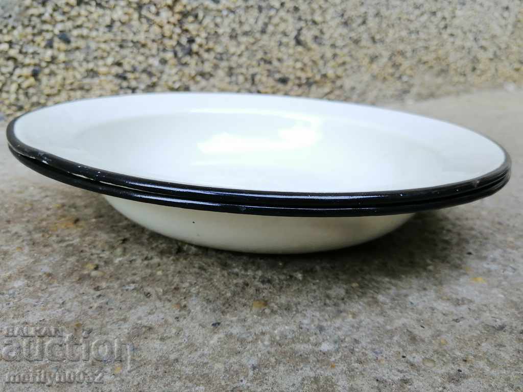Delivery of Enameled plate 2 dishes with enamel, bowl USSR Delivery of Enameled plate 2 dishes with enamel, bowl USSR