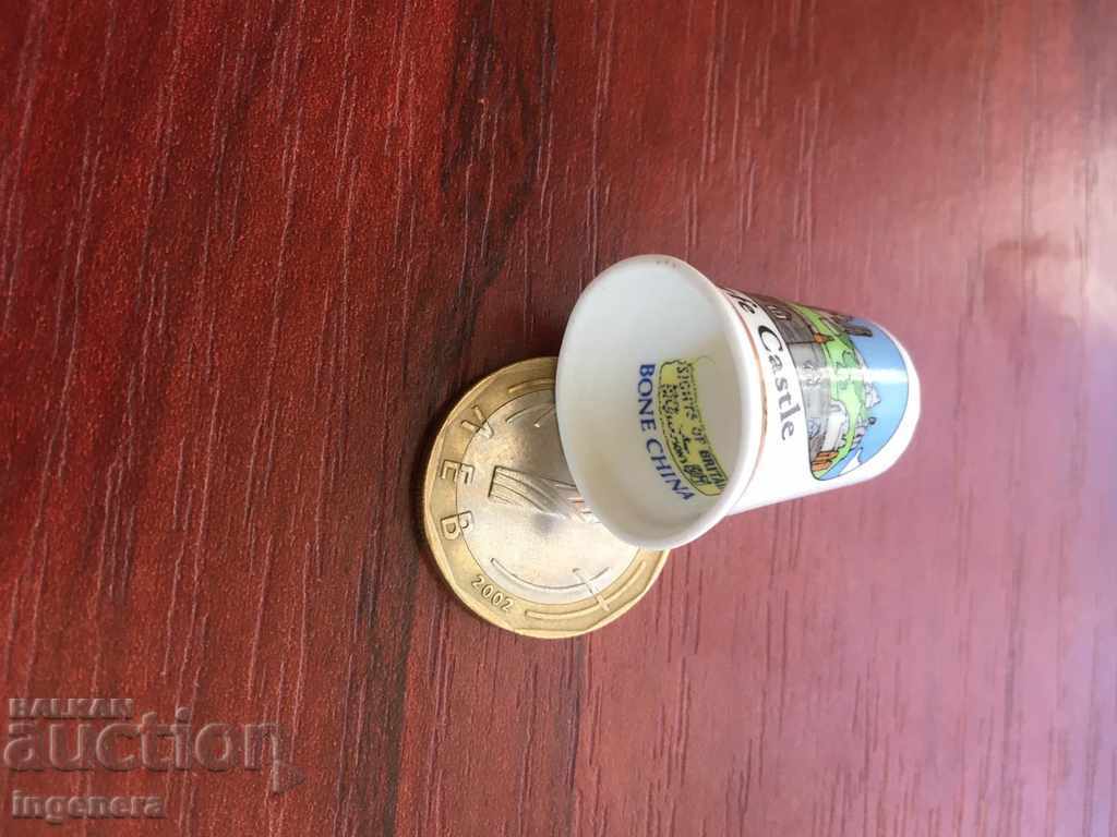 Thimble porcelain with price 5.00 BGN | € 2.56 Thimble porcelain with price 5.00 BGN | € 2.56